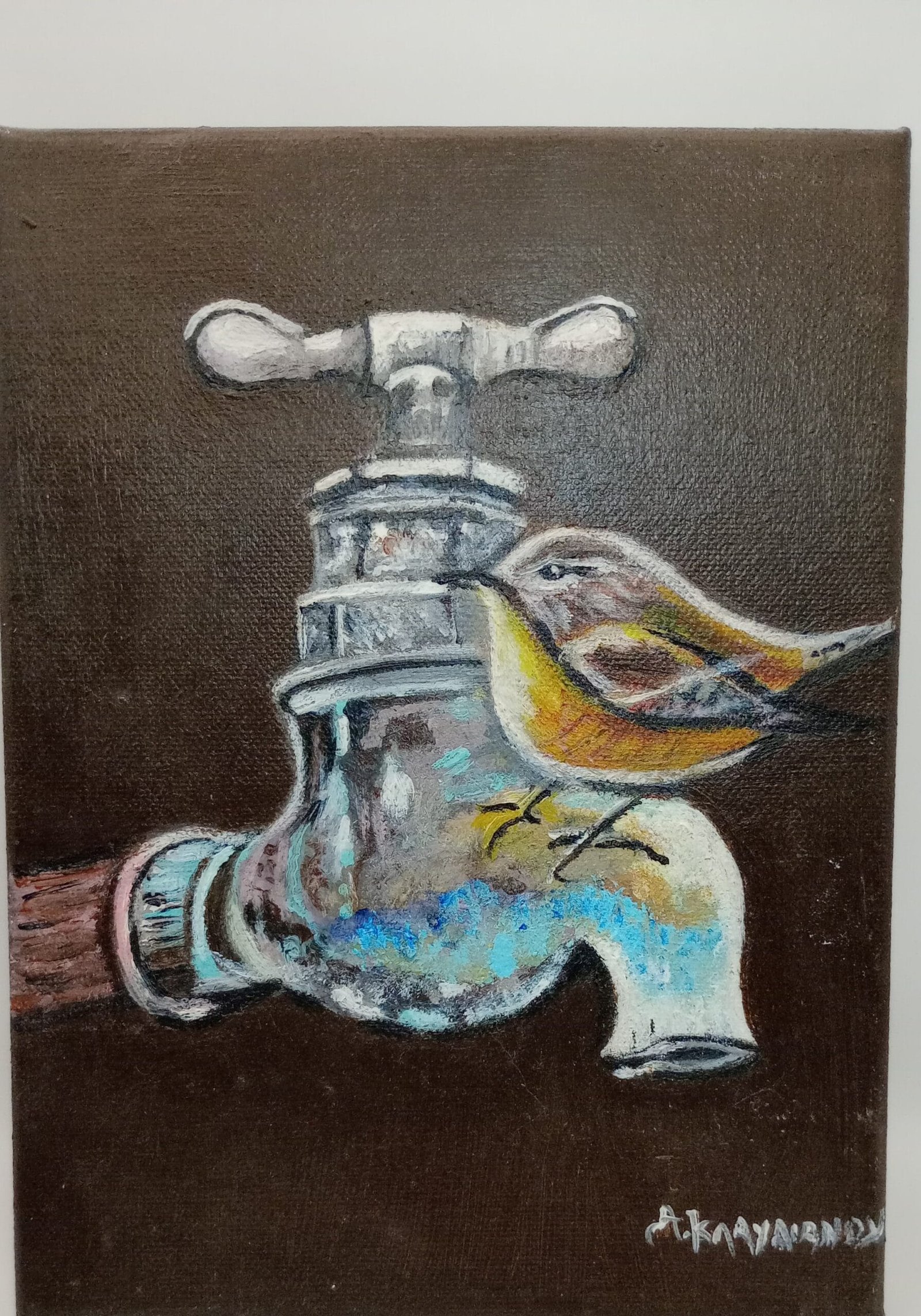Πίνακας Ζωγραφισμένος στο Χέρι THE BIRD