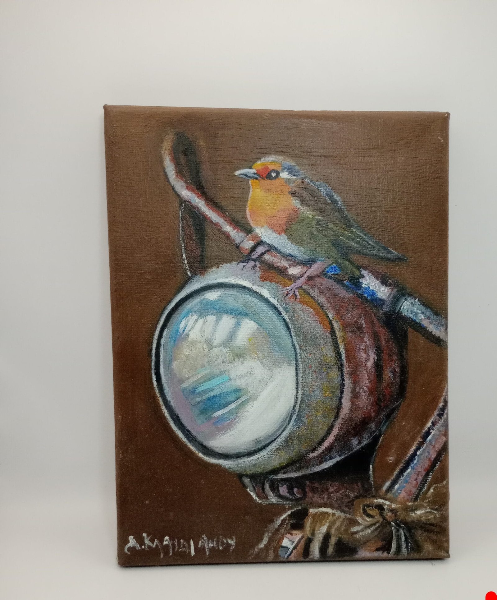 Πίνακας Ζωγραφισμένος στο Χέρι THE BIRD 2