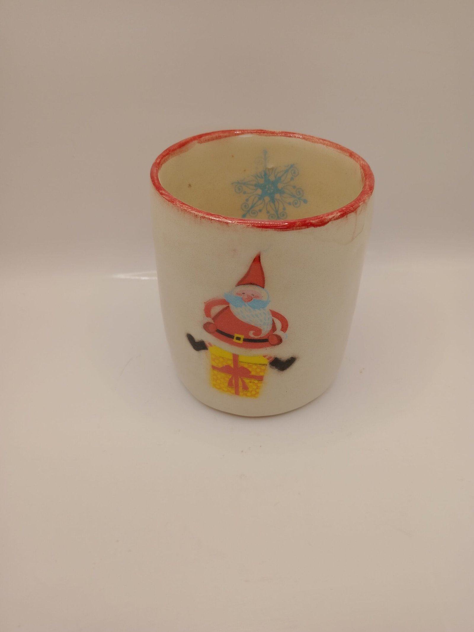 Κεραμικό Ποτήρι Santa Present